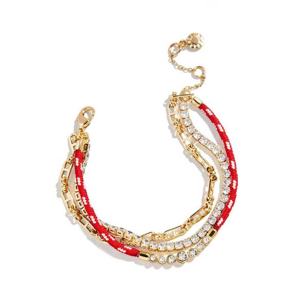 BAUBLEBAR Jewelry - NEW BAUBLEBAR rowan layered bracelet in red and gold